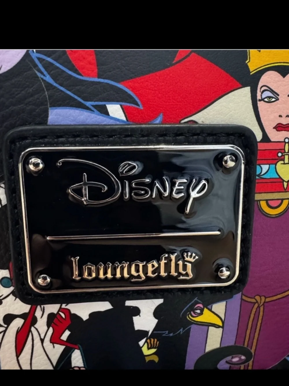 Loungefly Disney Villains Mini Backpack - Black, Red, Purple New Never Used!